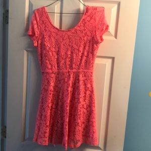 Coral women’s skater dress medium